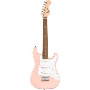 Squier Mini Strat V2 Shell Pink - ST-Style elektrische gitaar