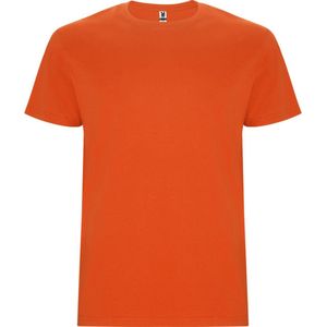 5 Pack T-shirt's unisex met korte mouwen 'Stafford' Oranje - 3XL