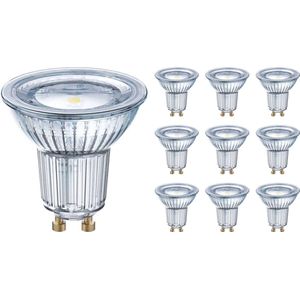 Voordeelpak 10x Ledvance Performance LED Spot Reflector GU10 PAR16 6.9W 620lm 120D - 840 Koel Wit | Vervangt 49W