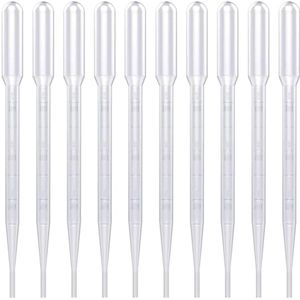 100 Stuks 3 ml Kunststof Transferpipetten - Wegwerppipetten voor Vloeistoven Overdracht