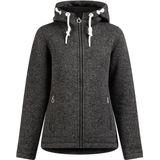 DreiMaster - Maritim - Fleece Jas - Donkergrijs / Wit