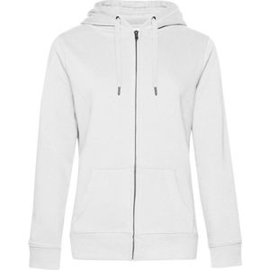 B&C Vrouwen/dames Koningin Hoodie (Wit)