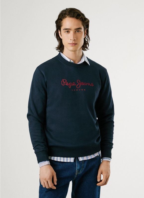 Pepe Jeans - PM5800011 - Sweatshirt - Geel - Casual - Katoen