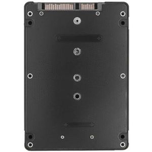 M.2 SATA SSD naar 2,5 inch adapter met behuizing – Compatibel met B of B+M Key SSD's