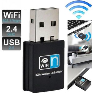 USB Wifi Dongel 300 MB/s USB Wifi Adapter Draadloos internet