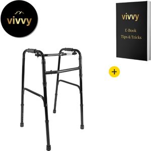 Looprek - Looprek Voor Revalidatie Lichtgewicht - Looprek Inklapbaar 2 In 1 - 100% Tevredenheidsgarantie - Hulp Met Wandelen