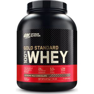 Standard 100% Whey Protein – Extreme Milk Chocolate – Proteine Poeder – Eiwitshake – 71 doseringen (2270 gram)