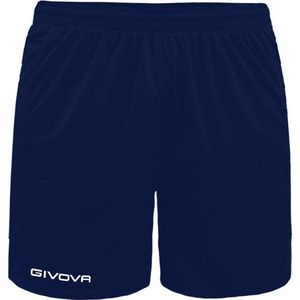 Short Panta Givova One P018, korte broek navy blauw, maat M, geborduurd logo !