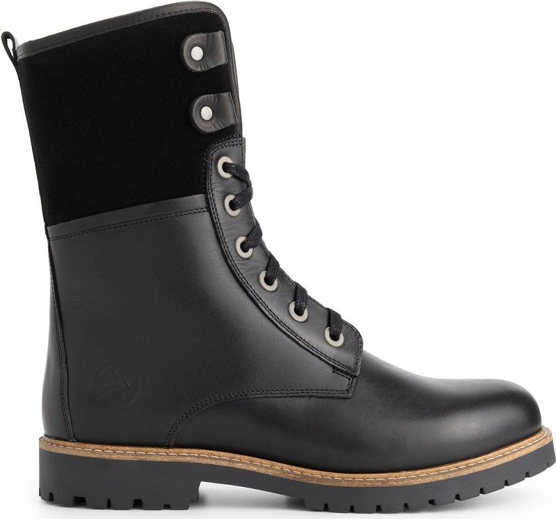 Travelin' - Kongea - Veterboots - Zwart - Wolgevoerd