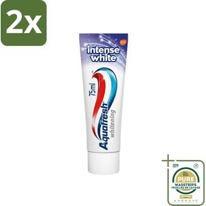 Aquafresh Tandpasta Intense White 75 ml - Voordeelverpakking - 2 stuks - Aquafresh - Intense White