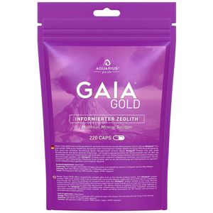 AQUARIUS pro life – GAIAgold – zuiver zeoliet capsules – 220 stuks