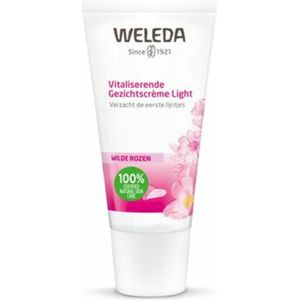 WELEDA - Vitaliserende Gezichtscrème Light - Wilde Rozen - 30ml - 100% natuurlijk