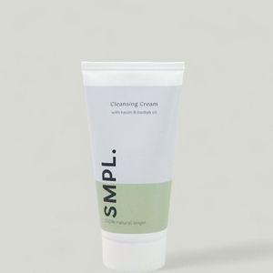 SMPL - Natuurlijke Reinigingscrème - 50 ml - Vegan - Droge en gevoelige huid - Hydraterend Gezichtsmasker - Parfumvrij