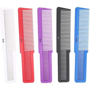 Professionele Antistatische Pocket Salon Kappers Snijden Styling Flat Top Kammen - Set van 5