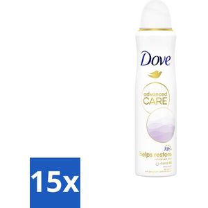 Dove – Deodorant Spray – Clean Touch – 150 ml - Bulkverpakking - 15 stuks