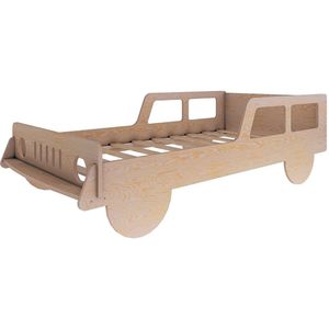 Need Sleep - Kinderbed Auto Jeep – Autobed 160x80 cm – Multiplex – Peuterbed voor Jongens en Meisjes
