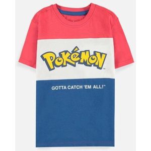 Pokémon Kinder Tshirt -Kids 98- Logo Cut & Sew Multicolours