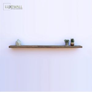 Luxewalls-sWandplanks-sGeborsteld oud eiken wandplank 4-5 cm dik x 18/20 cm breed x 150 cm