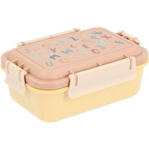 Bento Box Lunchbox, 850 ml Bento Box met 2 vakken en eetstokjes Lepel Bestek Magnetron Vaatwasmachinebestendig Beschikbaar
