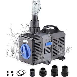 Vijverpomp voor in Vijver - Krachtige en Energiezuinige Watercirculatie - Voor Helder Water en Gezond Vijverleven - Geschikt voor Fonteinen, Watervallen en Filters - Duurzaam en Weerbestendig Design - Betrouwbare Oplossing voor Elke Vijver