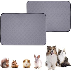 Herbruikbare Hondentrainingspads - Hygiënische Onderlegger - Wasbare Plaspads - Voor Honden en Katten - Grijs 60*47cm .