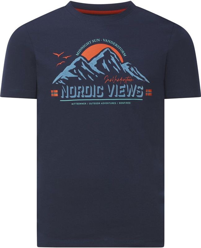 Jan Vanderstorm - SVENBOR - T-shirt - Donkerblauw - Heren