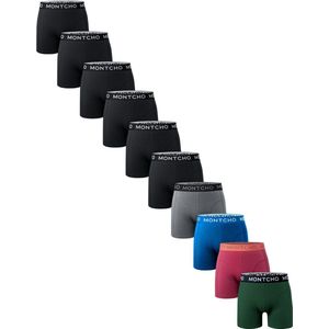 Heren Boxershorts - Onderbroeken Heren - Boxershorts - Ondergoed - Hue Fusion - 10 pack Boxershorts - Maat: (S - XXL) - Dazzle Series - MONTCHO