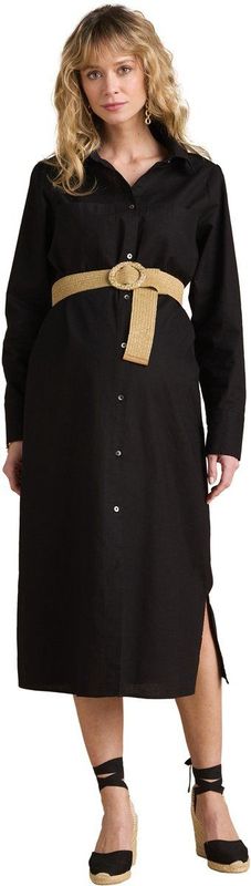 Envie de fraise - Zomerjurk - Linnen Look - Voor Zwangerschap en Borstvoeding