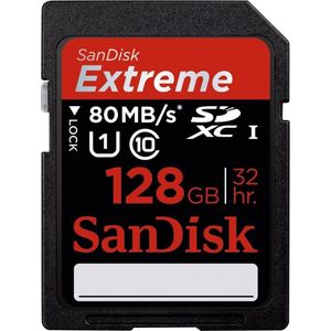 Sandisk Extreme 128 GB 80Mb/S Sdxc Cl 10