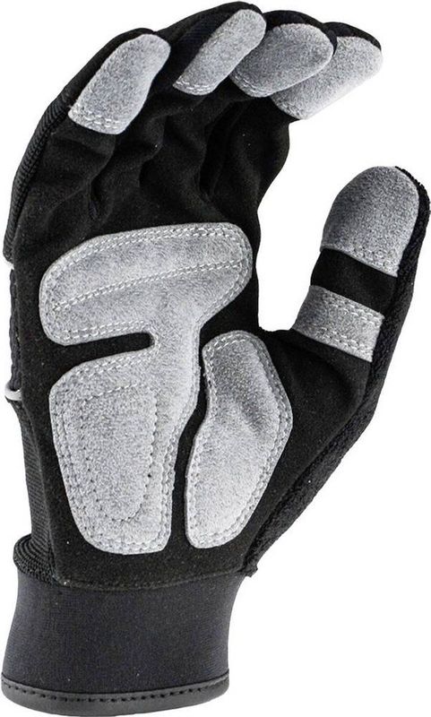 Dewalt Werkhandschoenen L - Bescherming en Comfort - Extra Padding - Badstof Achterkant voor Afvegen Voorhoofd - Grijs/ Geel