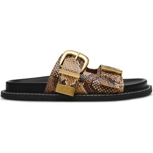 Steve Madden - Arch-E - Vrouwenslippers - Wit - 1 cm Platformhoogte