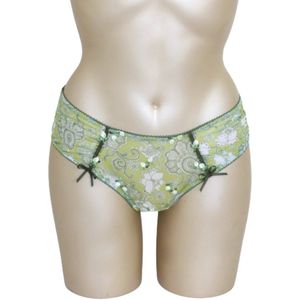 Freya - Leona - Prachtige slip met verschillende groentinten- Maat S / 36