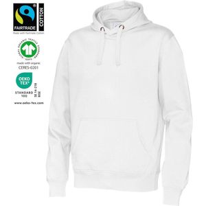 Cottover HOODIE MAN - GOTS GECERTIFICEERD 141002 - Wit - XXL