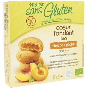 Ma Vie Sans Koekjes met abrikoos/perzik glutenvrij 12 stuks