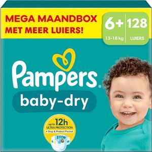 Pampers - Baby Dry - Maandbox - 128 Luiers