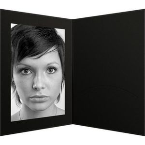 1x100 Daiber Portretmappen m. Passepartout 13x18 zwart
