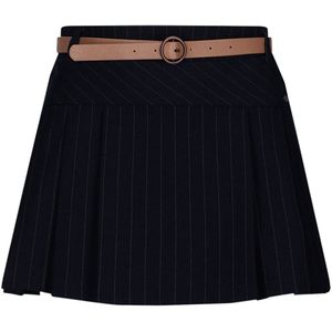 NoBell winter rok meisjes - navy blauw - Nimmy - met riem, pinstripe