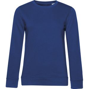 Organic Inspire Crew Neck Sweater Women B&C Collectie Kobaltblauw maat L