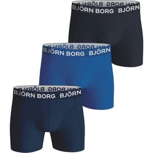 Bjorn Borg 3-Pack jongens boxershorts - Core Blue - 170 - Blauw