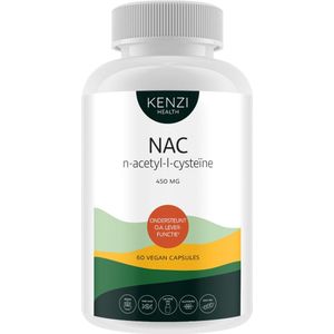 N-acetyl-L-cysteïne (NAC) met Choline en Biotine (Kenzi) 60 Vcaps