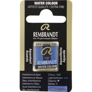 Rembrandt water colour napje Interference Blue (846)