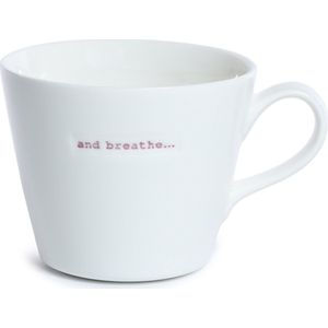 Keith Brymer Jones Bucket mug - Beker - 350ml - and breathe... -