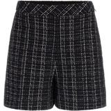 Guess - Sandra Tweed Short - Jet Black - Korte Broeken