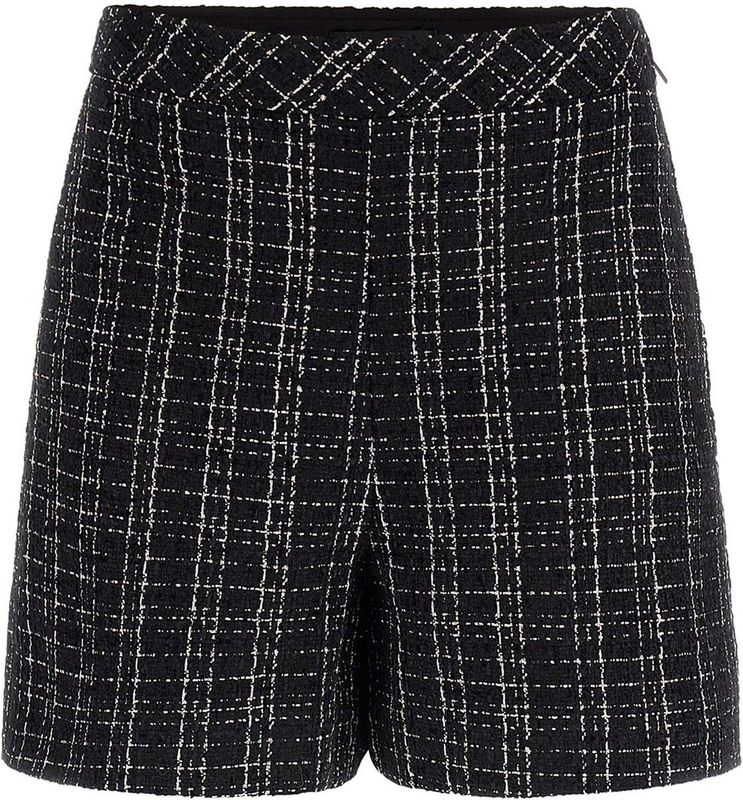 Guess - Sandra Tweed Short - Jet Black - Korte Broeken
