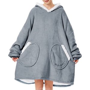 Oversized groote hoodie - Hoodie deken - Warme deken - Warme deken hoodie - Winter deken - Fleece dekentje - Hoodie Blanket