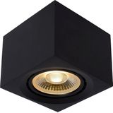 Lucide FEDLER Plafondspot - LED Dim to warm - GU10 (ES111) - 1x12W 2200K/3000K - Zwart