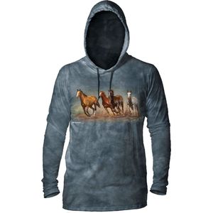 Lightweight Hoodie Fly Away Horses L