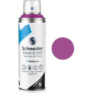 Schneider spuitbus verf - Paint-it 030 - DIY spuitverf - acrylverf - 200ml - paars - S-ML03050143