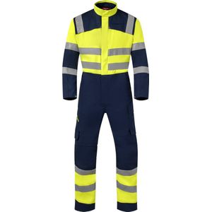 HAVEP Overall High Vis 20444 - Marine/Fluo Geel - 64