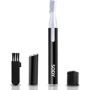 Originele® Zwart Wenkbrauw Trimmer | Precisietrimmer |Gezichtshaar verwijderen | Gezicht Ontharing | Trimmer | Wenkbrauw scheermesje | Dames | Heren